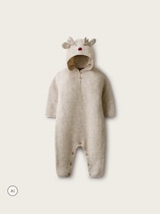 The White Company Grey Blend Jingles Romper - Image 1 of 4