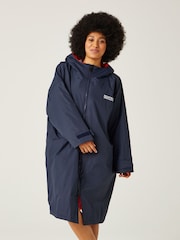 Regatta Blue Chrome Adult Waterproof Changing Robe - Image 1 of 9