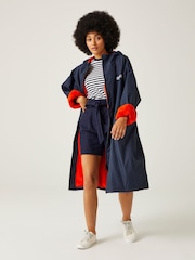 Regatta Blue Chrome Adult Waterproof Changing Robe - Image 3 of 9