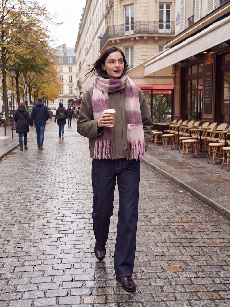 Lilla - JJXX Soft Touch Tassle Scarf - Bilde 1 av 5