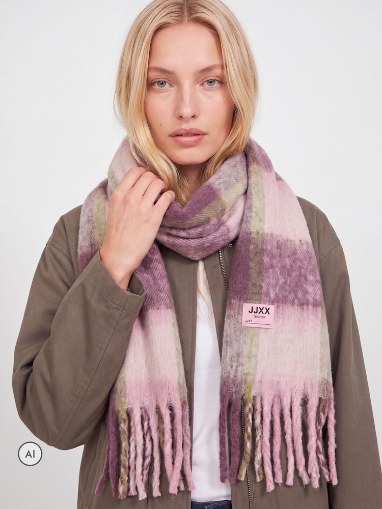 Lilla - JJXX Soft Touch Tassle Scarf - Bilde 2 av 5