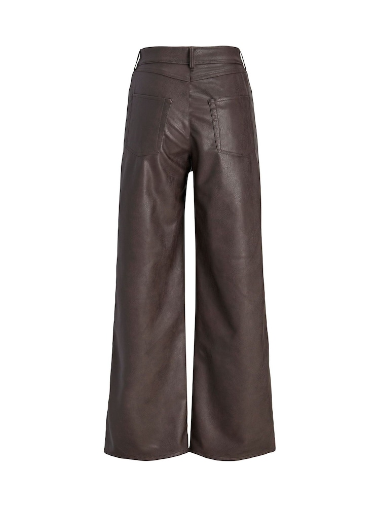 JJXX Brown High Waisted Coated Jeans - Image 5 of 5 JJXX Brown High Waisted Coated Jeans - Image 5 of 5