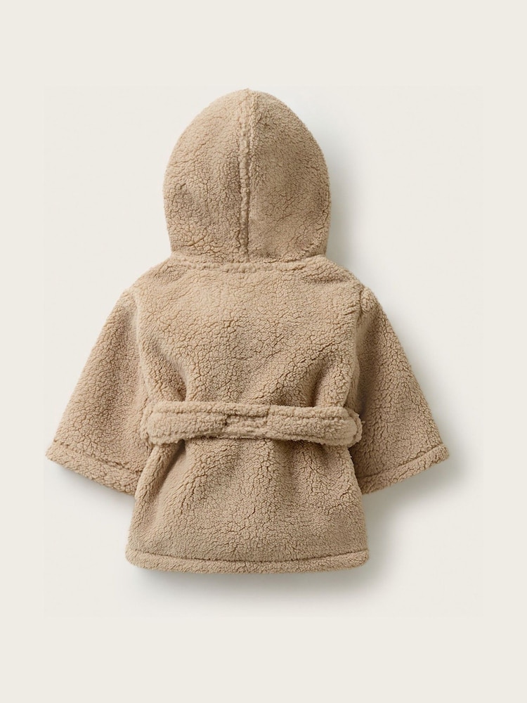 The White Company Natural Bear Hooded Snuggle Robe - Image 2 of 4
