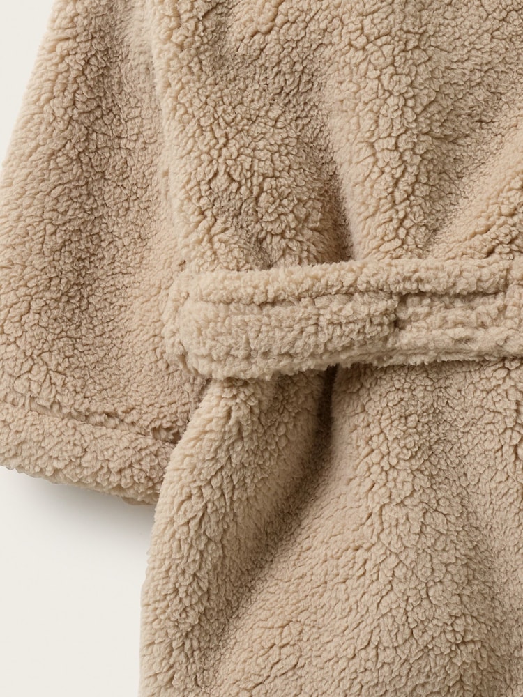 The White Company Natural Bear Hooded Snuggle Robe - Image 4 of 4