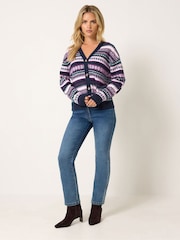 M&Co Petite Fairisle V-yaxalı Kardiqan - 6şəkildən 3 şəkil