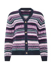 M&Co Petite Fairisle V-yaxalı Kardiqan - 6şəkildən 5 şəkil