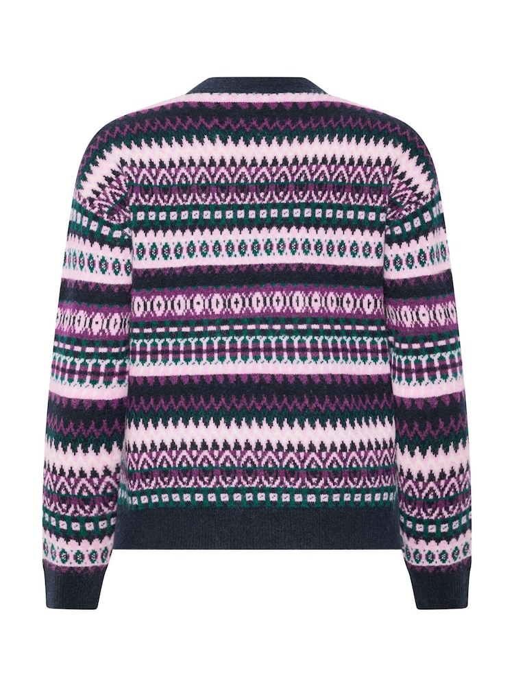 M&Co Petite Fairisle V-yaxalı Kardiqan - 6şəkildən 6 şəkil M&Co Petite Fairisle V-yaxalı Kardiqan - 6şəkildən 6 şəkil