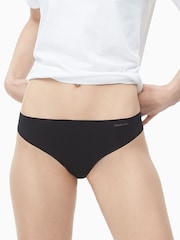Calvin Klein Black Invisibles Thong - Image 1 of 7