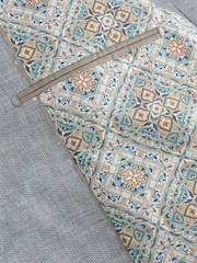Chambray Blue Slim Fit Textured Linen Blend Blazer - Image 10 of 11