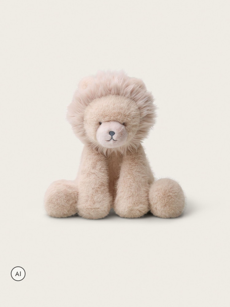 The White Company Natural Medium Lenny Lion - Image 1 of 3 The White Company Natural Medium Lenny Lion - Image 1 of 3