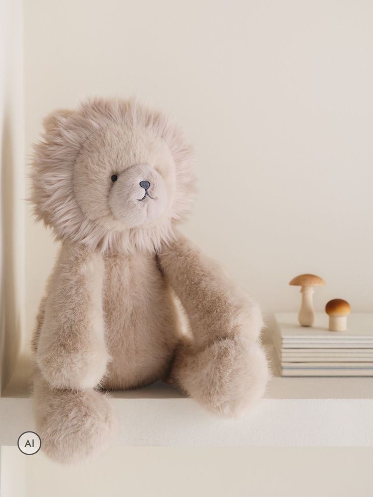 The White Company Natural Medium Lenny Lion - Image 2 of 3 The White Company Natural Medium Lenny Lion - Image 2 of 3