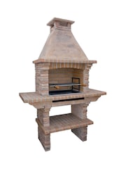 Callow Brown Garden Masonry Charcoal BBQ - Image 1 of 3