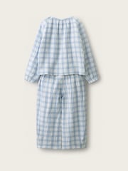 The White Company қос қоспалы гингем кең аяқты пижамалары - 4суретінің 2 суреті