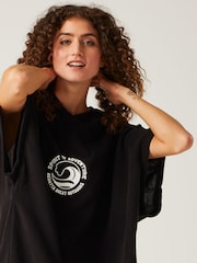 Regatta Black Adult Towel Robe - Image 6 of 10