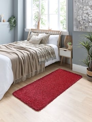 My Rug Red Washable And Stain Resistant And So Soft Textured Rug - Image 1 of 17