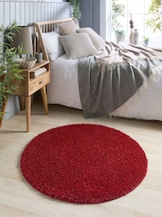 My Rug Red Washable And Stain Resistant And So Soft Textured Rug - Image 6 of 17