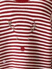 The White Company White Blend Jingles Stripe Jumper - Image 3 of 4