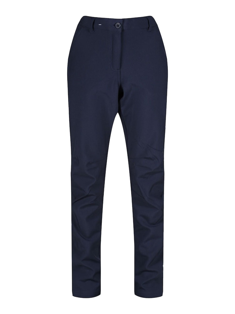 Regatta Blue Womens Fenton Softshell Trousers - Image 1 of 5
