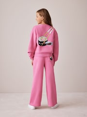 Olivia Rubin Pink Sushi Graphic Sweat & Joggers Set 2 Piece - 7суретінің 3 суреті