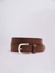 MOSS Brown Casual Leather Belt - Image 1 of 2