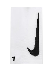 Nike White Multiplier Running No Show Socks 2 Pack - Image 5 of 5