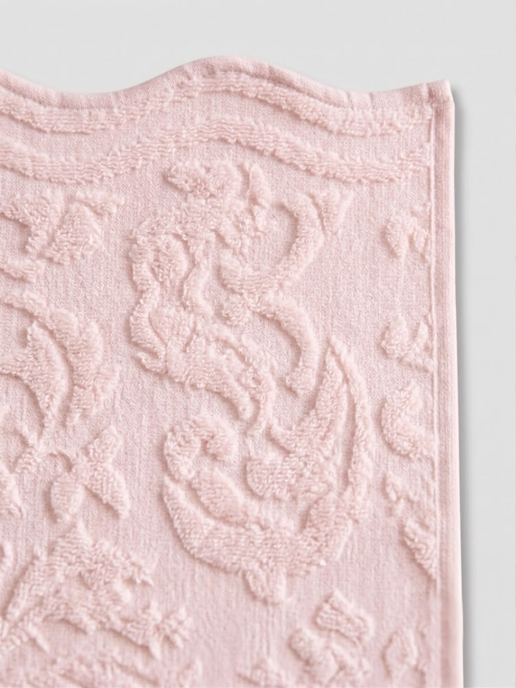 Allure Bath Fashions Sepia Rose Gracie Floral Jacquard Scalloped Towel - Image 6 of 6 Allure Bath Fashions Sepia Rose Gracie Floral Jacquard Scalloped Towel - Image 6 of 6