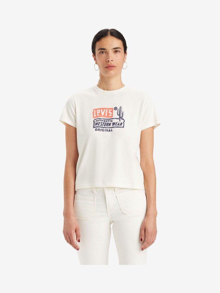 Levi's® Western Wear Egret Graphic Classic 100% Cotton T-Shirt - Image 1 of 7