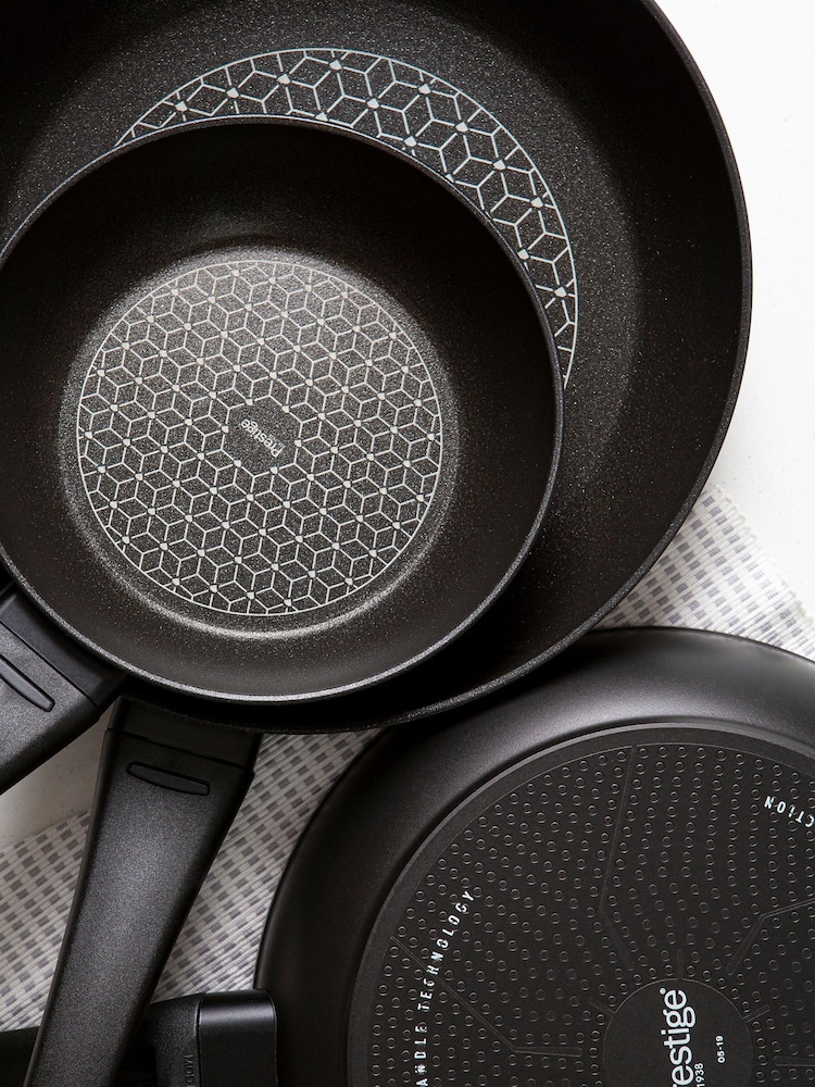 Prestige 5 Piece Black ThermoSmart Non-Stick Saucepan Set - Image 2 of 3