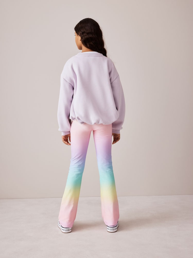 Olivia Rubin 2 Piece Bubble Hem Croissant Sweat & Ombre Flares - Image 2 of 4 Olivia Rubin 2 Piece Bubble Hem Croissant Sweat & Ombre Flares - Image 2 of 4