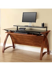 Jual Walnut Helsinki Wooden Computer Desk - Image 1 of 3