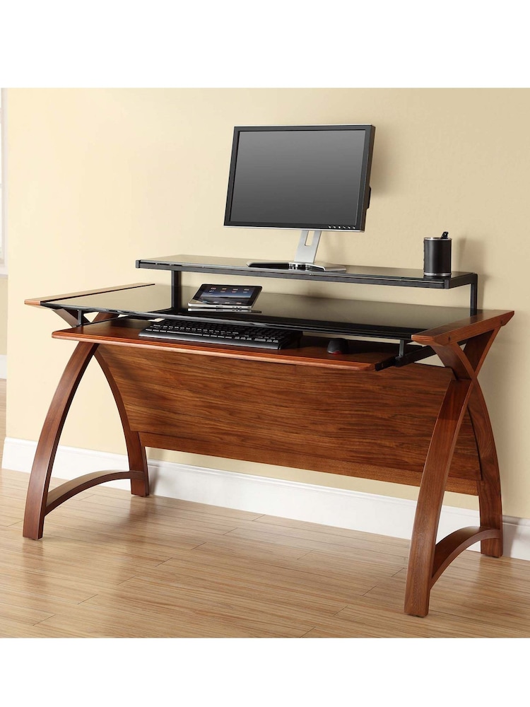 Jual Walnut Helsinki Wooden Computer Desk - Image 1 of 3