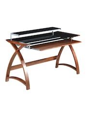 Jual Walnut Helsinki Wooden Computer Desk - Image 2 of 3