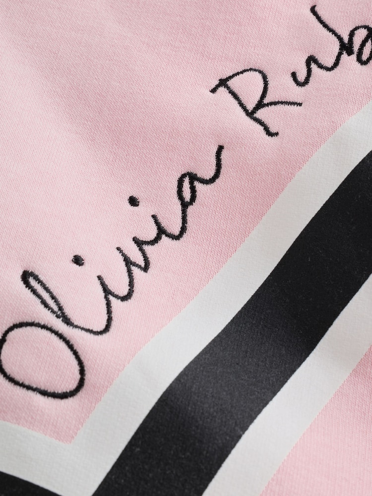 Olivia Rubin Oversized Cherry Graphic Crew Neck Sweat Top - Image 9 of 9