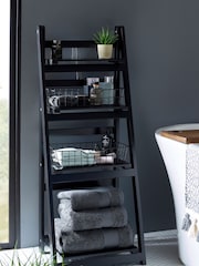 Black Storage Ladder With Baskets - Image 1 of 6