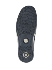 Pavers Navy Floral Pavers Wide Fit Trainers - Image 5 of 5