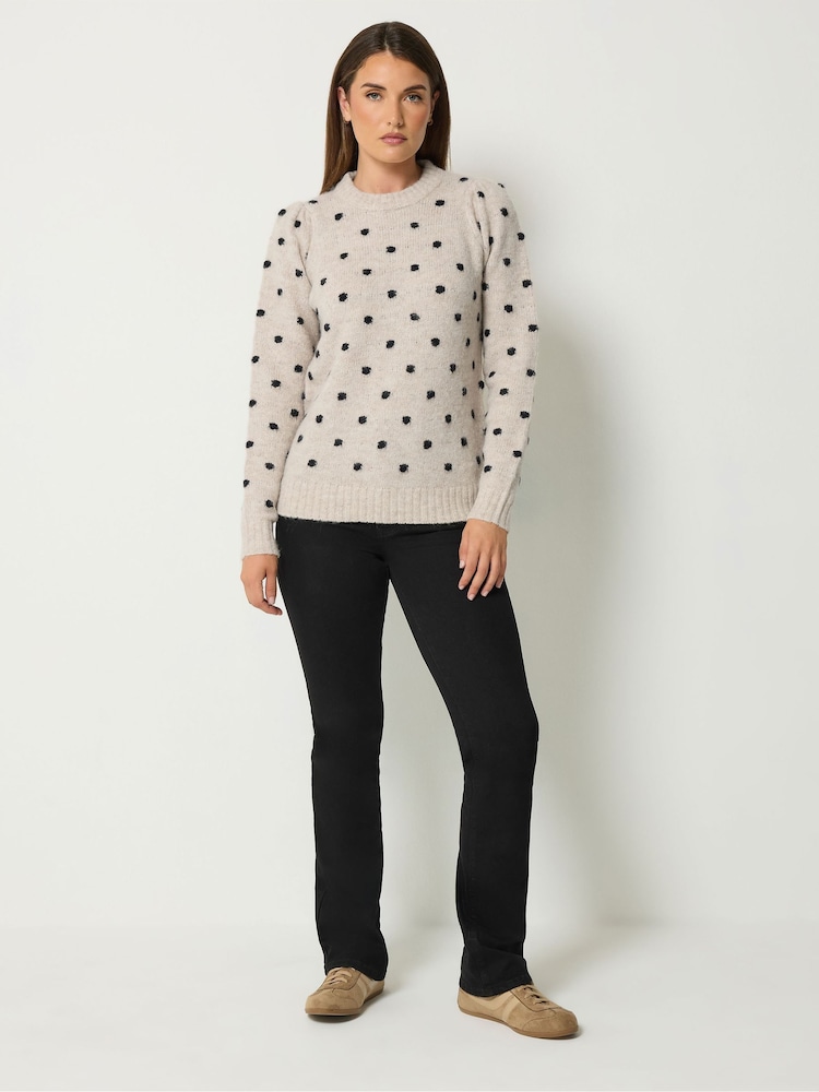 Long Tall Sally Premium Gepunktete Strickpullover - Bild 2 von 6 Long Tall Sally Premium Gepunktete Strickpullover - Bild 2 von 6