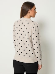 Long Tall Sally Premium Gepunktete Strickpullover - Bild 3 von 6