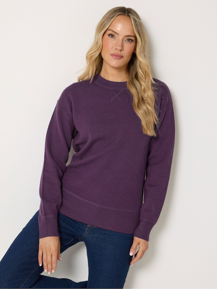 Qırmızı - Long Tall Sally Premium Örgülü Sviter - 4şəkildən 1 şəkil