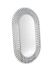 Gallery Home Silver Earby Oval Mirror - Image 2 of 3