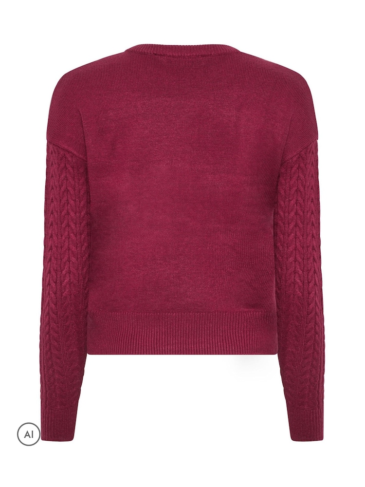 Qırmızı - M&Co Petite Mini Kabel Jumper - 6şəkildən 6 şəkil