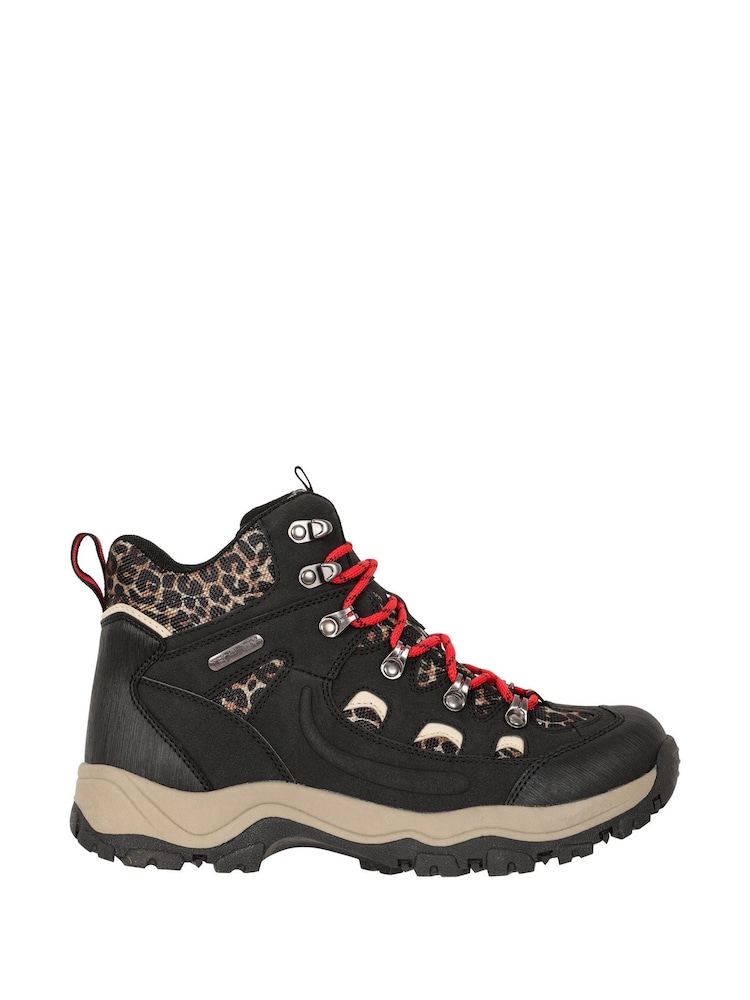 Mountain Warehouse Black Adventurer Printed Waterproof Boots - Image 2 of 4 Mountain Warehouse Black Adventurer Printed Waterproof Boots - Image 2 of 4