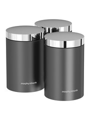 Morphy Richards Set of 3 Clear Storage Jars - Image 2 of 2