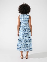 Ro&Zo - Blue Printed Tiered Dress - Image 2 of 7