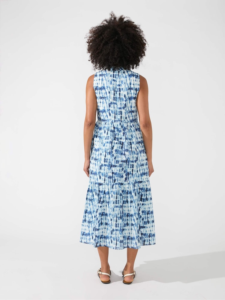 Ro&Zo - Blue Printed Tiered Dress - Image 2 of 7