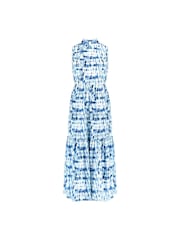 Ro&Zo - Blue Printed Tiered Dress - Image 5 of 7