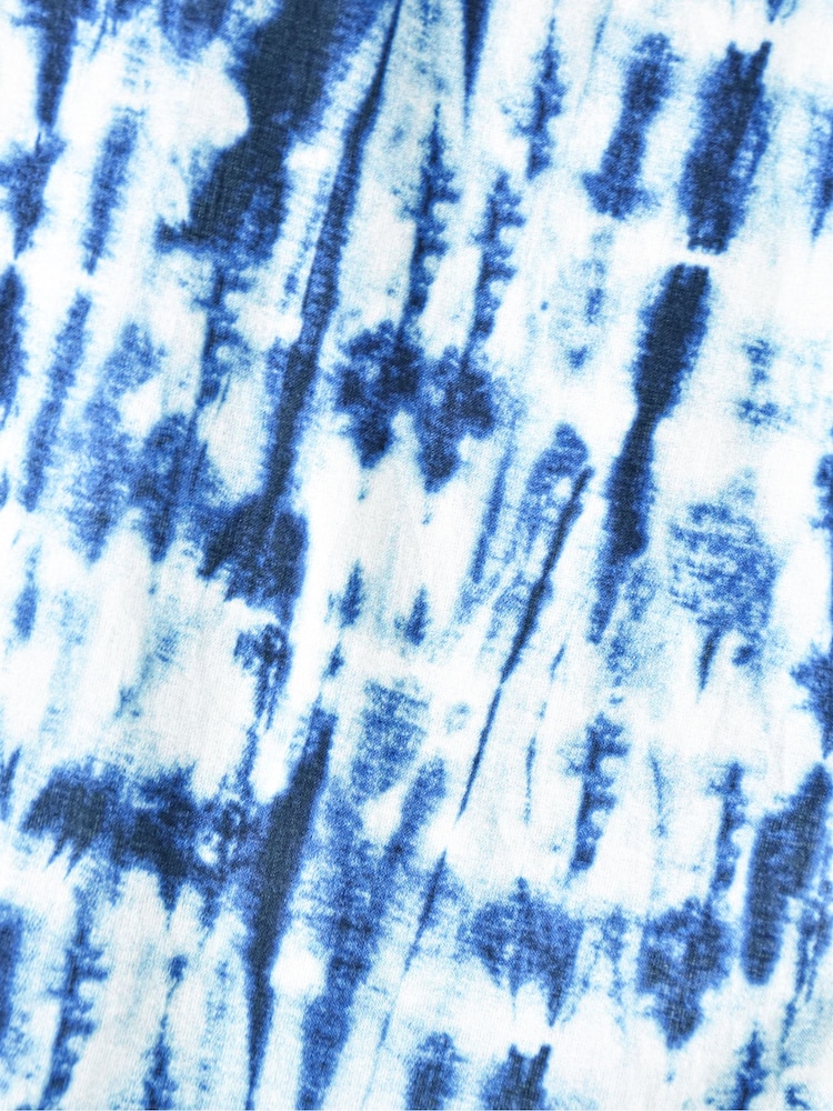 Ro&Zo - Blue Printed Tiered Dress - Image 7 of 7