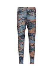 Mountain Warehouse Grey Talus Printed Quick Dry Kids Baselayer-Top & Pants Set - Image 6 of 9