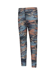 Mountain Warehouse Grey Talus Printed Quick Dry Kids Baselayer-Top & Pants Set - Image 7 of 9