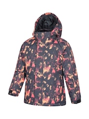 Mountain Warehouse Orange Kids Printed Ski Jacket & Trousers Set - Image 3 of 6