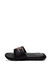 Nike Black/Pink Victori One Sliders - Image 2 of 7
